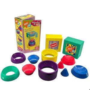 Vintage Playskool Nick Jr Wonder Box Shape Making 3 & Up